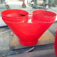 礦用壓風管道分風器 800礦用鐵質分流器