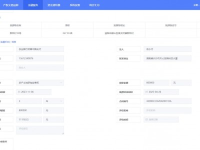 涉農(nóng)金融服務(wù)數(shù)據(jù)